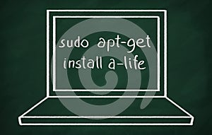 Sudo apt-get install a-life photo