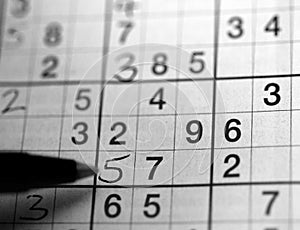 Sudoku in Black and White