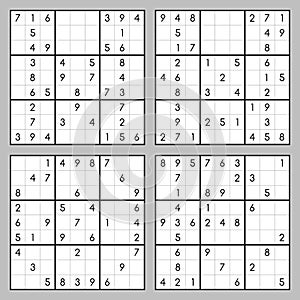 Sudoku game set photo