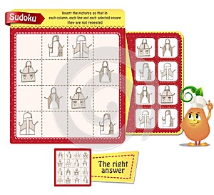 Sudoku iq adults kitchen aprons