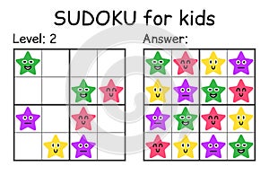 Sudoku. Kids and adult mathematical mosaic. Kids game. Magic square. Logic puzzle game. Digital rebus