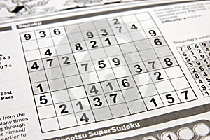 Sudoku puzzle