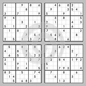 Sudoku vector set