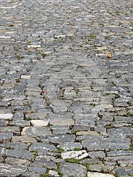 Suelo De Piedras En Colores Grises Estilo Colonial photo