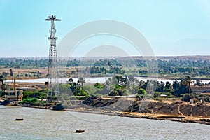 Suez canal, Egypt photo
