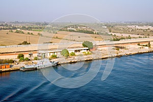 Suez Canal landscape photo