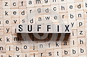 Suffix word concept