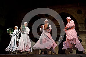 SUFI WHIRLING DERVISHES, CAIRO, EGYPT