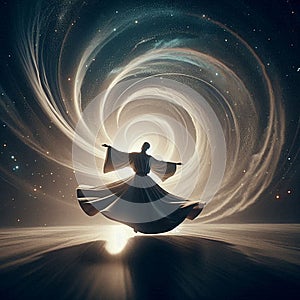 Sufi Whirling Dervishes, istanbul dervish Rumi, sufism mevlevi CONCEPT photo