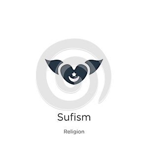 Sufism icon vector. Trendy flat sufism icon from religion collection isolated on white background. Vector illustration can be used