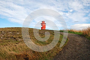Sugandisey Lighthouse Iceland