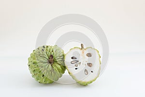 Sugar apple on isolate on white background