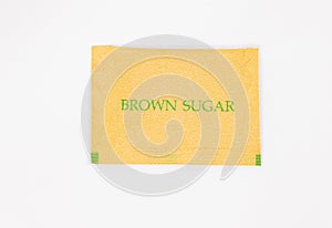 Sugar brown packet