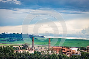 Sugar cane factory industry - Sao Paulo, Brazil