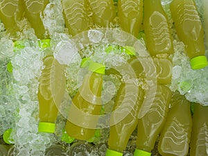 Sugar cane juice in ice