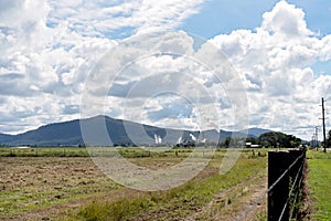 A Sugar Cane Mill In Surrounding Farmland