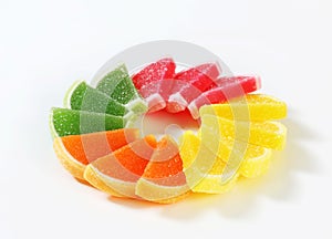 Sugar coated jelly candy