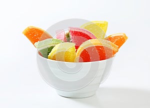 Sugar coated jelly candy