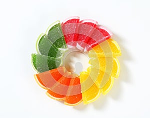 Sugar coated jelly candy