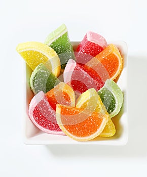 Sugar coated jelly candy