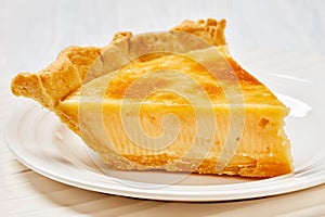 sugar cream pie, hoosier pie, custard cream pie