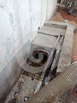 Sugar factory water drainage