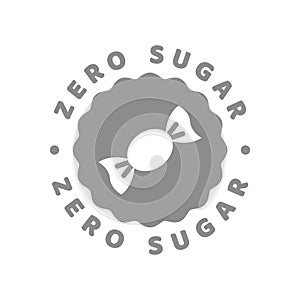 Sugar free vector label