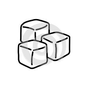 Sugar icon, vector illustration