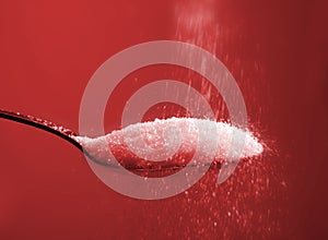 Sugar pouring spoon