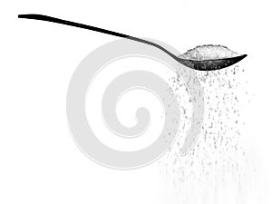 Spoon of sugar or salt