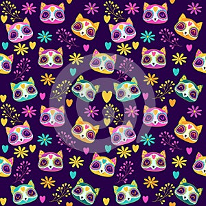 Sugar skull pattern for muerto