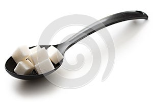 Sugar in a spoon