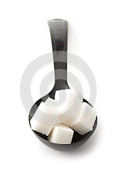 Sugar in a spoon