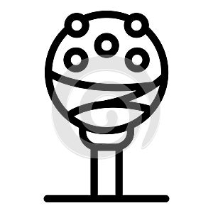Sugar stick cake pop icon outline vector. Candy chocolate