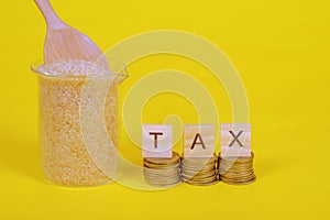 Sugar Tax is a tax or surcharge designed to reduce consumption of drinks