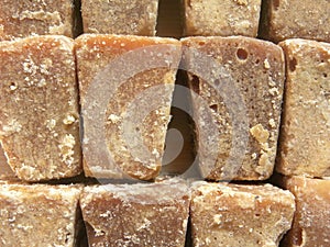 Sugarcane jaggery cubes