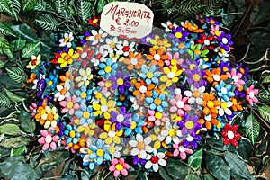 Sugared almond flowers