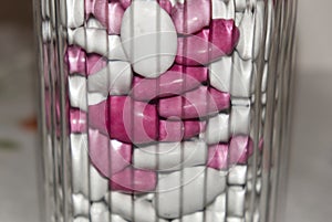 Sugared almond at wedding party