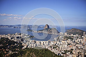 Rio de Janeiro Cityscape Seen from Mirante Dona Marta photo