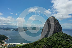 Sugarloaf Mountain in Guanabara Bay Rio de Janeiro Brazil