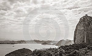 Sugarloaf mountain PÃÂ£o de AÃÂ§ucar panorama Rio de Janeiro Brazil photo