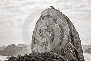 Sugarloaf mountain PÃÂ£o de AÃÂ§ucar panorama Rio de Janeiro Brazil photo