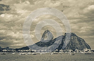 Sugarloaf mountain PÃÂ£o de AÃÂ§ucar panorama Rio de Janeiro Brazil