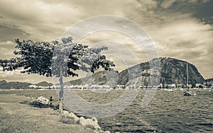 Sugarloaf mountain PÃÂ£o de AÃÂ§ucar panorama Rio de Janeiro Brazil photo