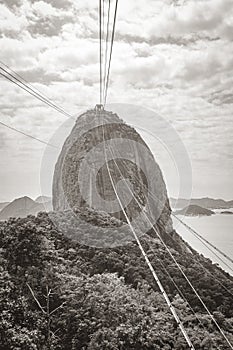 Sugarloaf mountain PÃ£o de AÃ§ucar panorama Rio de Janeiro Brazil