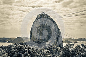 Sugarloaf mountain PÃ£o de AÃ§ucar panorama Rio de Janeiro Brazil