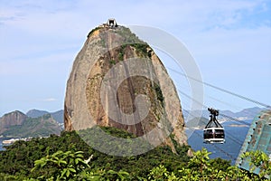 Sugarloaf Mountain PÃ£o de AÃ§Ãºcar with cable car - Rio de Janeiro Brazil