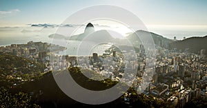 Sugarloaf mountain and skyline of Rio de Janeiro, Brazil