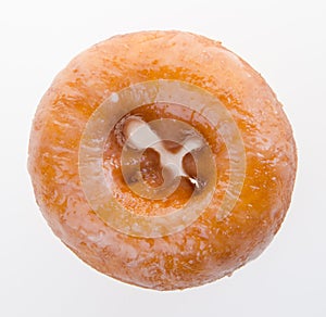 sugary donut on a background