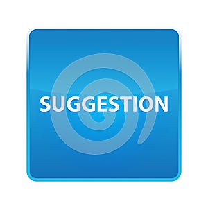 Suggestion shiny blue square button